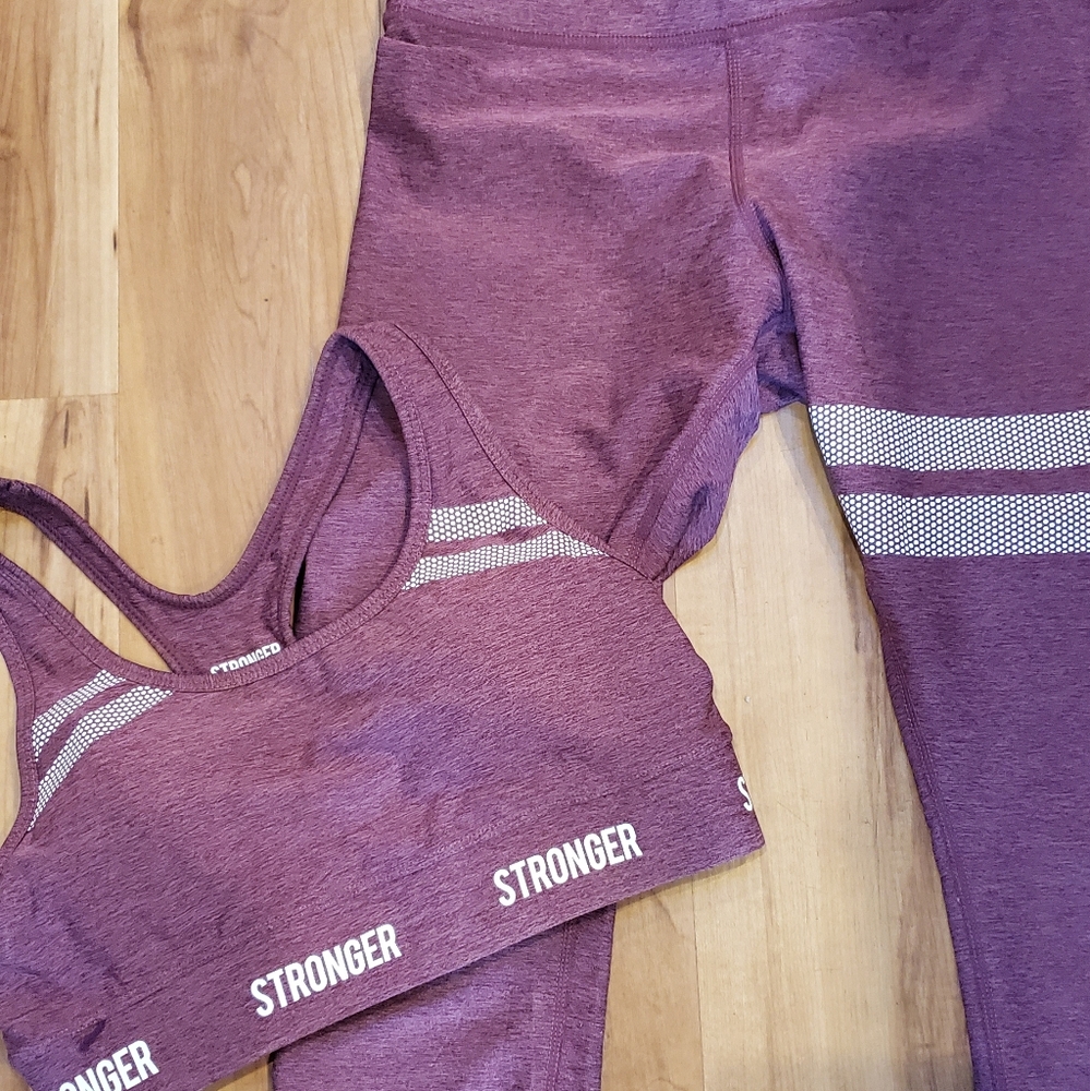 Pink stronger workout set - Picture 2 of 2